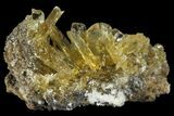 Selenite Crystal Cluster (Fluorescent) - Peru #94627-2
